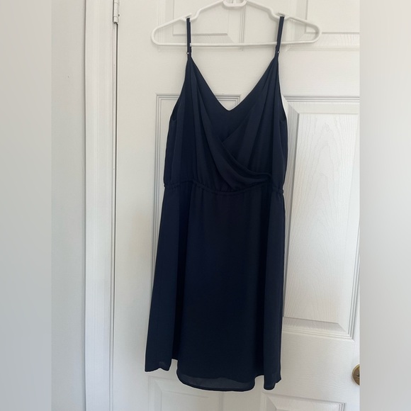 Aritzia Babaton Casimir Navy Wrap Dress - Picture 2 of 7